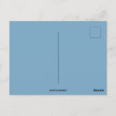 ヴィンテージ少年が七面鳥の感謝祭を嗅ぐ ポストカード (裏面)