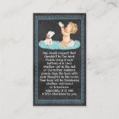 ヴィンテージ少年と子犬の黒板ブックリクエスト059 エンクロージャーカード (正面)