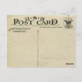 ヴィンテージ少年7月4日 ポストカード (裏面)