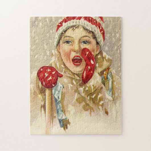 ヴィンテージ少年 ジグソーパズル (縦)