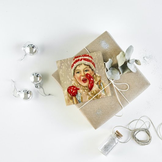 ヴィンテージ少年 スクエア名刺