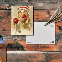 ヴィンテージ少年 ポストカード