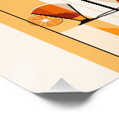 ヴィンテージ尾骨のある女性 ポスター (コーナー)