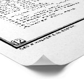 ヴィンテージ展望パークの地図(1901) ポスター (角)