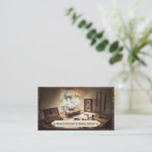 ヴィンテージ履歴先生旅行名刺 名刺 (スタンド正面)