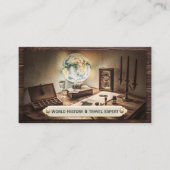 ヴィンテージ履歴先生旅行名刺 名刺 (正面)