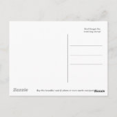 ヴィンテージ山のイラストレーションの郵便はがき ポストカード (裏面)