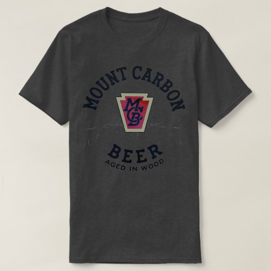 ヴィンテージ山カーボンビール山カーボンブルーイングモー Tシャツ (デザイン正面)