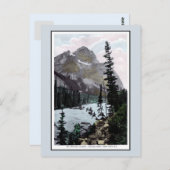 ヴィンテージ山スティーブンフィールドBCカナダ写真 ポストカード (正面/裏面)