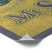 ヴィンテージ山セントヘレン旅行ポスター ポスター (角)