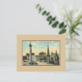 ヴィンテージ山バーノンプレイスボルチモアメリーランド ポストカード (スタンド正面)