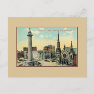 ヴィンテージ山バーノンプレイスボルチモアメリーランド ポストカード