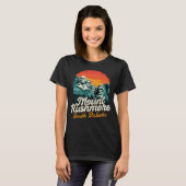 ヴィンテージ山ルシュモアサウスダコタ国立公園 Tシャツ (正面フル)