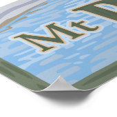 ヴィンテージ山レイニア旅行ポスター ポスター (角)