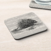 ヴィンテージ山嵐イラストレーションコースターセット コースター (左側)