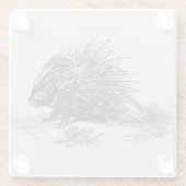 ヴィンテージ山嵐イラストレーション ガラスコースター (裏面)