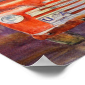 ヴィンテージ山形キャンバス印刷 ポスター (角)