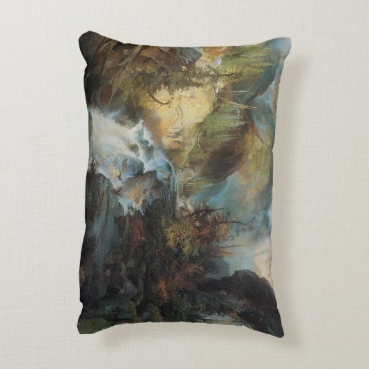 ヴィンテージ山景滝in山byモラン アクセントクッション (裏面(縦))