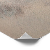 ヴィンテージ山景雲雪ユニーク ポスター (角)