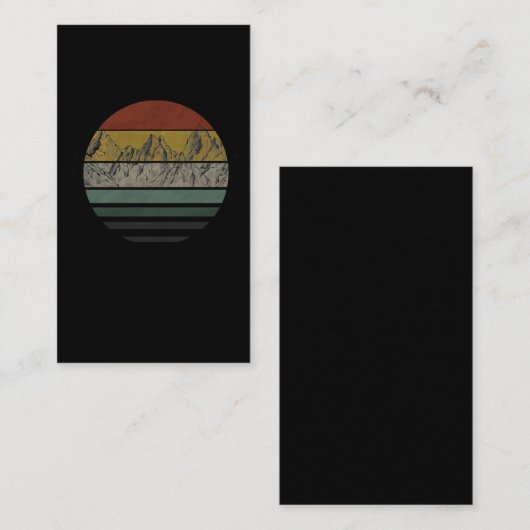 ヴィンテージ山脈 名刺 (正面/裏面)