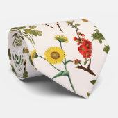ヴィンテージ山花模様 ネクタイ (ロール)