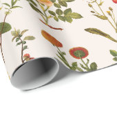 ヴィンテージ山花模様 ラッピングペーパー (ロールコーナー)