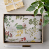 ヴィンテージ山花模様 薄葉紙 (ギフト)