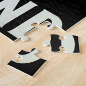 ヴィンテージ山調理師ニュージーランド旅行ポスター ジグソーパズル (側面)