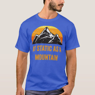 ヴィンテージ山静止 Tシャツ