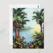 ヴィンテージ島 ポストカード (正面/裏面)