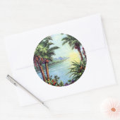 ヴィンテージ島 ラウンドシール (封筒)