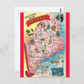 ヴィンテージ州のメインポストカード ポストカード (正面/裏面)