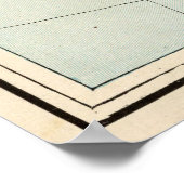 ヴィンテージ州の統一された地図(1893) ポスター (角)