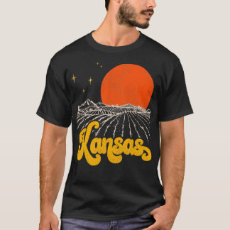 ヴィンテージ州カンザスミッドセンチュリー動揺してAes Tシャツ