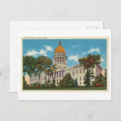 ヴィンテージ州キャピトルはメイン州アウグスタにある。 ポストカード (正面/裏面)