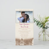 ヴィンテージ州キャピトルプライド結婚式招待状 (スタンド正面)