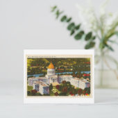 ヴィンテージ州キャピトル、ウェストバージニア、チャールストン ポストカード (スタンド正面)