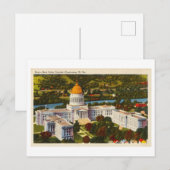 ヴィンテージ州キャピトル、ウェストバージニア、チャールストン ポストカード (正面/裏面)