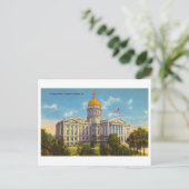 ヴィンテージ州キャピトルinアトランタ,ジョージア ポストカード (スタンド正面)
