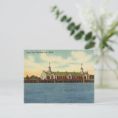 ヴィンテージ州ピア、ブザーズベイ、マサチューセッツ ポストカード (スタンド正面)