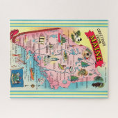 ヴィンテージ州メイン16x20ジグソーパズル ジグソーパズル (横)