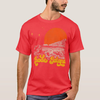 ヴィンテージ州ロードアイランドミッドセンチュリーサスペンス Tシャツ