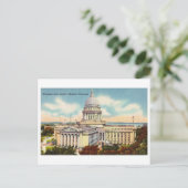 ヴィンテージ州首都ウィスコンシン州マディソン ポストカード (スタンド正面)