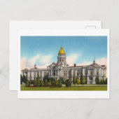 ヴィンテージ州首都ワイオミング州Cheyenne ポストカード (正面/裏面)