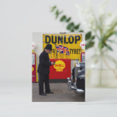 ヴィンテージ巡査の場面 ポストカード (スタンド正面)