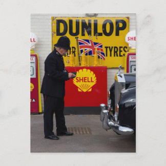 ヴィンテージ巡査の場面 ポストカード