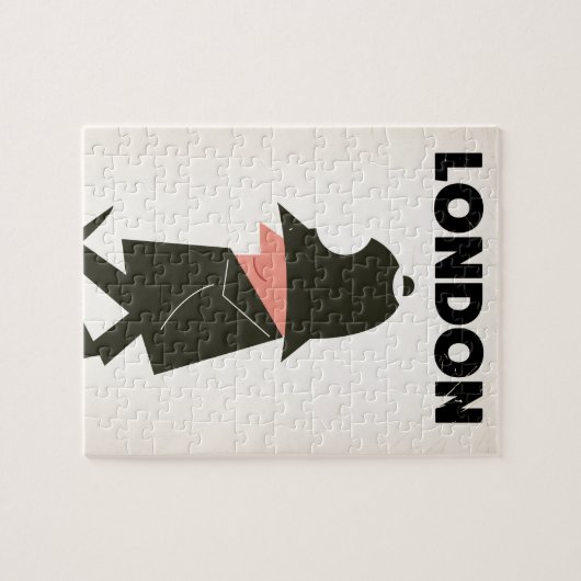 ヴィンテージ巡査の旅行ポスター ジグソーパズル (横)