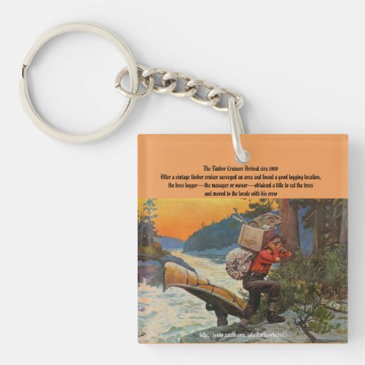 ヴィンテージ巡洋艦 キーホルダー (正面)