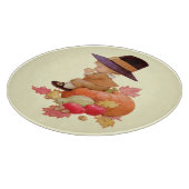 ヴィンテージ巡礼少年祈ズオンパンプキン カッティングボード (角)