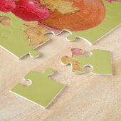 ヴィンテージ巡礼少年祈ズオンパンプキン ジグソーパズル (側面)